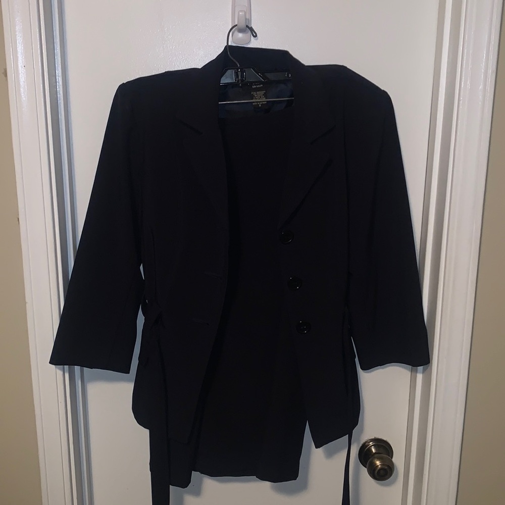 Black skirt suit